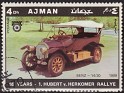 Ajman - 1970 - Coches - 4 DH - Multicolor - Cars, Rallye - Michel 615 - Car Benz 14/30 1909 Aniv. Hubert v. Herkomer Rallye - 0